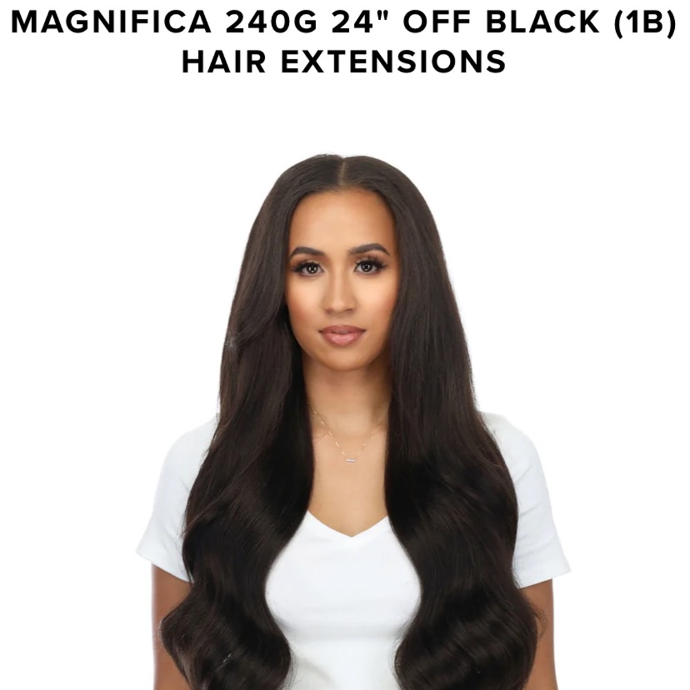 Bellami Clip Ins 24in. Off Black 1B SOLD